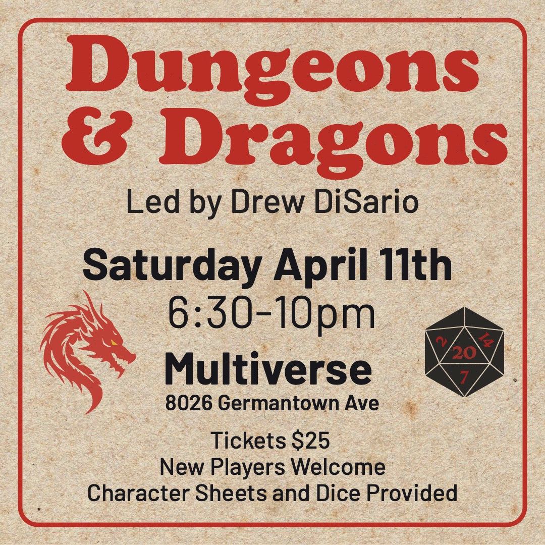 April 2026 Dungeons & Dragons Game Play